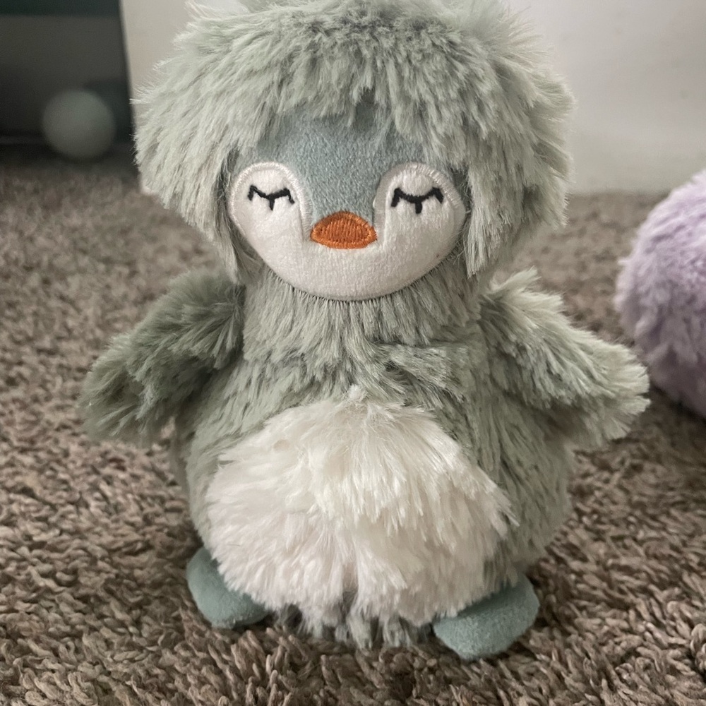 Plush Penguin Toy - sage